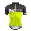 dres FORCE SQUARE krátký rukáv,fluo-šedý L