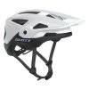 SCOTT Stego Plus white glossy/black – trailová MTB přilba z boku