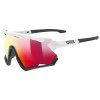 2023 UVEX BRÝLE SPORTSTYLE 228 WHITE BLACK/MIR.RED