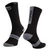 Ponožky FORCE LONG PRO SLIM, černo-šedé