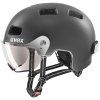 UVEX RUSH VISOR, BLACK - SILVER MAT