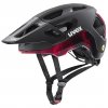 UVEX REACT MIPS BLACK-RUBY RED MATT Cyklistická helma