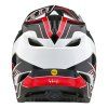 TLD HELMA D4 POLYACRALITE MIPS BLOCK CHARCOAL / RED