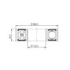 Ložisko kuličkové CB-078 6201 2RS 12x32x10