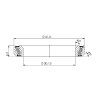 Ložisko hlavového složení CB-714 30,15x41,0x6,5 45°/45°