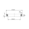 Ložisko hlavového složení CB-786 40,0x52,0x7,5 45°/45°