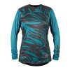 TSG Floral Langarmtrikot Damen – dámský MTB dres s dlouhým rukávem Ocean Depths Black