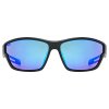 UVEX SPORTSTYLE 806, black matt/mirror blue