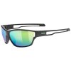UVEX SPORTSTYLE 806, black matt/mirror green