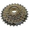 6-kolo SHIMANO MF-TZ500 14-28 zubů, hnědé/černé (Velikost 14-28)