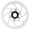 kotouč brzdový FORCE 180 mm, CENTER LOCK, stříbrný (průměr 180 mm)