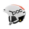 POC Obex Connect Hydrogen White/Fluorescent Orange AVIP – lyžařská přilba s komunikačním