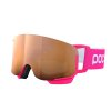 Dětské lyžařské brýle POC POCito Nexal Fluorescent Pink/Partly Sunny Light Orange