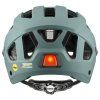 Uvex Stride Visor MIPS Sage Green Matt zadní část s LED světlem