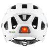 Uvex Stride Visor White Matt zadní část s LED světlem