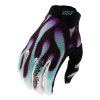 Troy Lee Designs Air Glove Overspray Black / Real Teal – lehké MTB rukavice