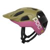 POC Cularis Olivine Green Matt / Thulite Pink Matt – lehká trailová MTB helma