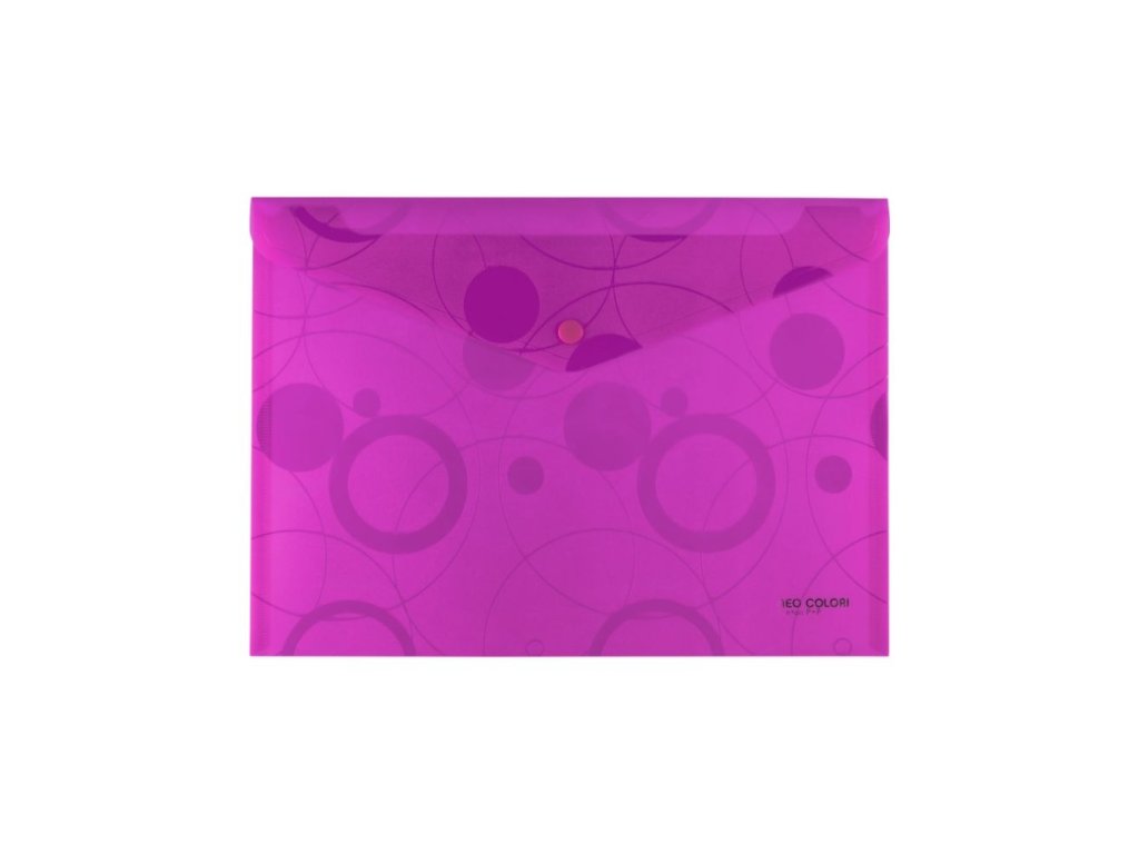 Listová kabelka s cvokom A4 NEO COLORI ružová