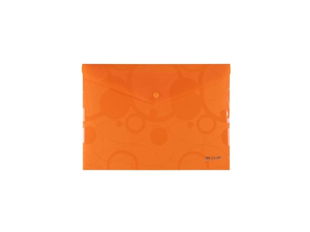 Listová kabelka s cvokom A4 NEO COLORI oranžová