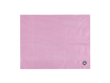 Obrus do výtvarnej výchovy 65x50cm červeno-bielej kocky