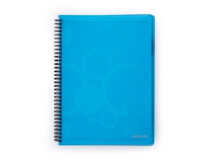 Twin wire blok A5 PP NEO COLORI modrá
