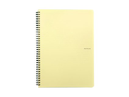 Twin wire blok A5 PP PASTELINI žltá