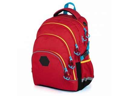 Študentský batoh OXY SCOOLER Red
