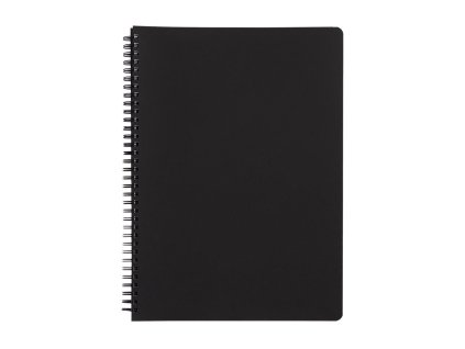 Twin wire blok A4 PP Classic čierna