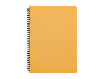 Twin wire blok A4 PP VERDE horčica