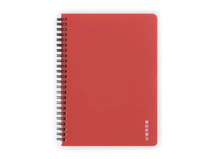 Twin wire blok A5 PP VERDE tehlová