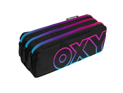 Puzdro etue 3 zipsy Rainbow Pink