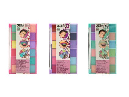 PALETKA OČNÝCH TIEŇOV - 3 druhy 12 odtieňov