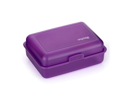 Box na desiatu fialová-mat