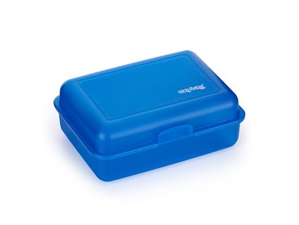 Box na desiatu modrá-mat