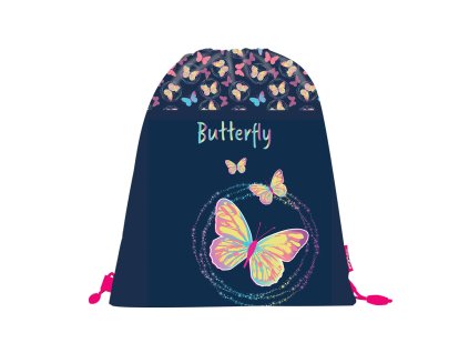 Vrecko na cvičky OXY Style Mini Motýľ