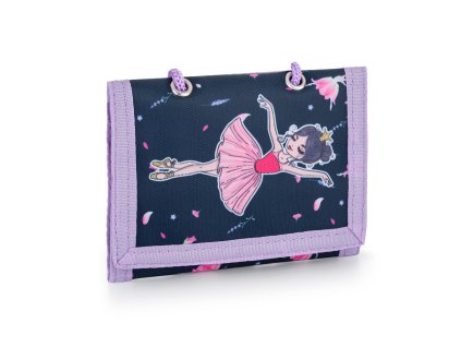 Detská textilná peňaženka Baletka