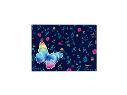 Listová kabelka s cvokom A4 s tlačou Motýľ 2