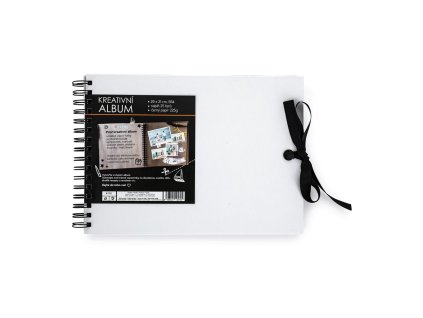 Kreatívny album 30 x 21,5 cm biela