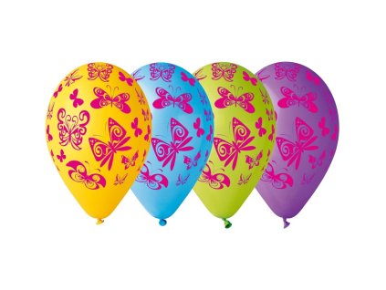 balony premium motyle
