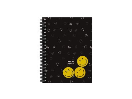 Twin wire blok A4 PP Smiley World