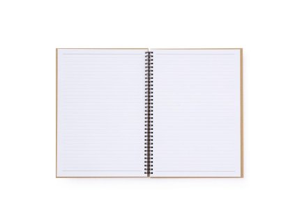 Twin wire blok A4 lamino KRAFT nature