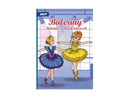 Omaľovánky A4 - Baleríny