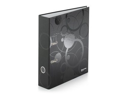 Zakladač A4 lamino páka 7cm Black and White čierna