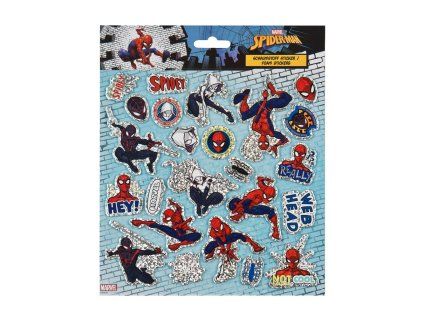 Set penových nálepiek Spiderman