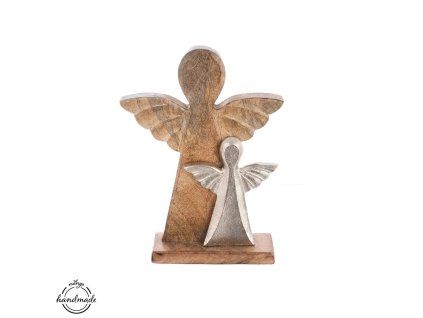 Anjel drevo MANGO kov výška - 32,5 cm