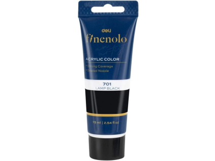 Akrylová farba 75ml Čierna