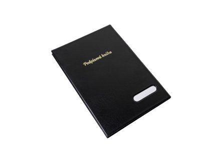 Podpisová kniha - Hanibal čierna, 14 deliacich listov