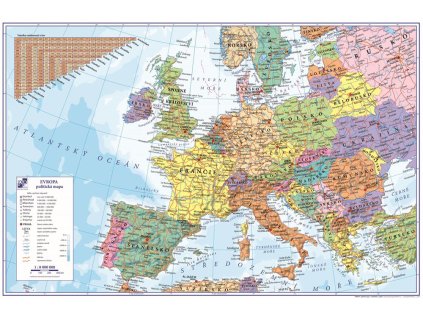 Podložka na stôl 60x40cm Európa