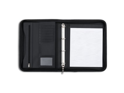 Diplomatka A4 ATLANTA čierna, R25, 4kr, mat