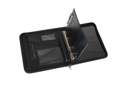 Diplomatka A5 mat čierna mech. jednodoska